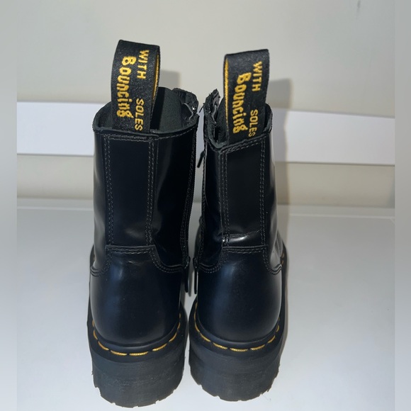 Dr. Martens “Jadon” Smooth Leather Platform Boots - Black - Picture 5 of 9